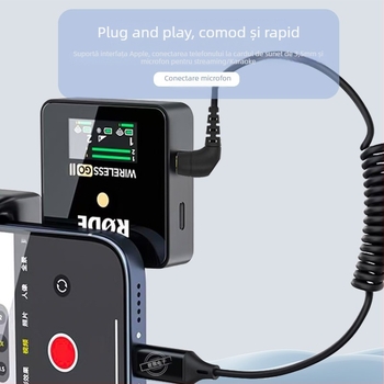 Cablu audio Apple la 3,5 mm pentru microfon, placare cu aur, miez din cupru pur, model E277