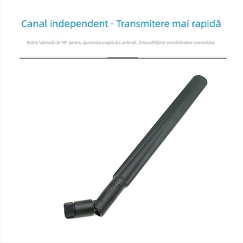 Glue stick antenna - 12 dBi, bandă de frecvență 700-2700 MHz, impedanță 50 Ω, SWR ≤ 2.0, SMA