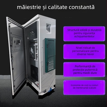 Carcasă din oțel inoxidabil cu tăiere cu laser, găurire și îndoire – grosime foi 20 mm; dimensiune de prelucrare 100 (L×W×H); finisaj vopsire în cuptor