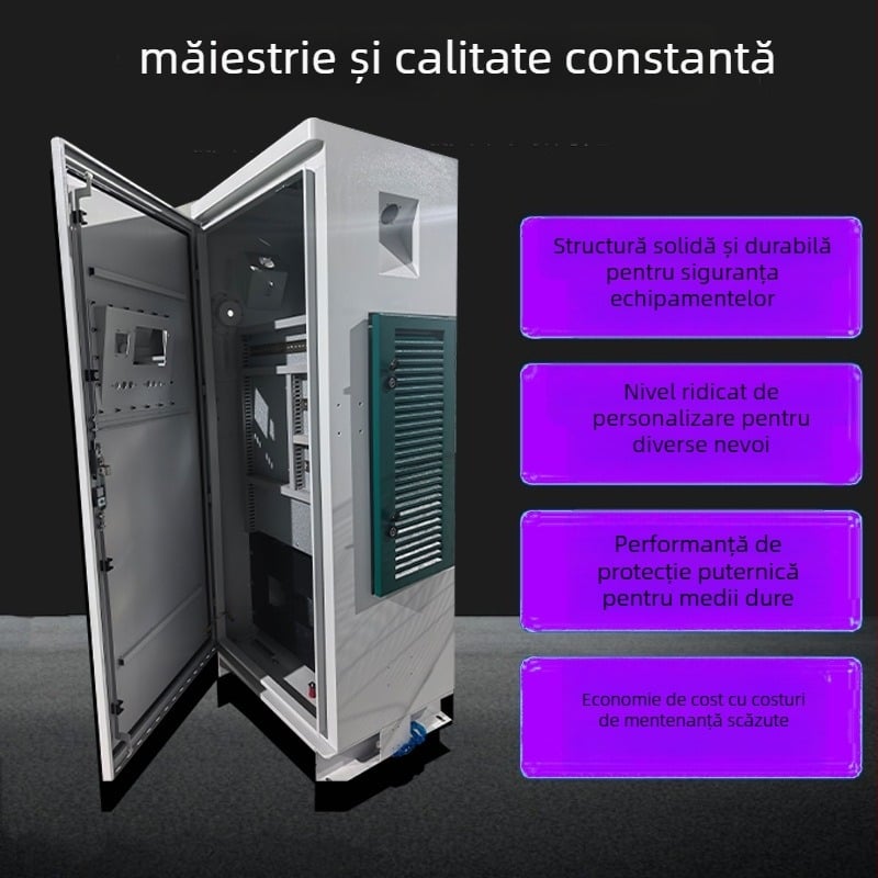 Carcasă din oțel inoxidabil cu tăiere cu laser, găurire și îndoire – grosime foi 20 mm; dimensiune de prelucrare 100 (L×W×H); finisaj vopsire în cuptor