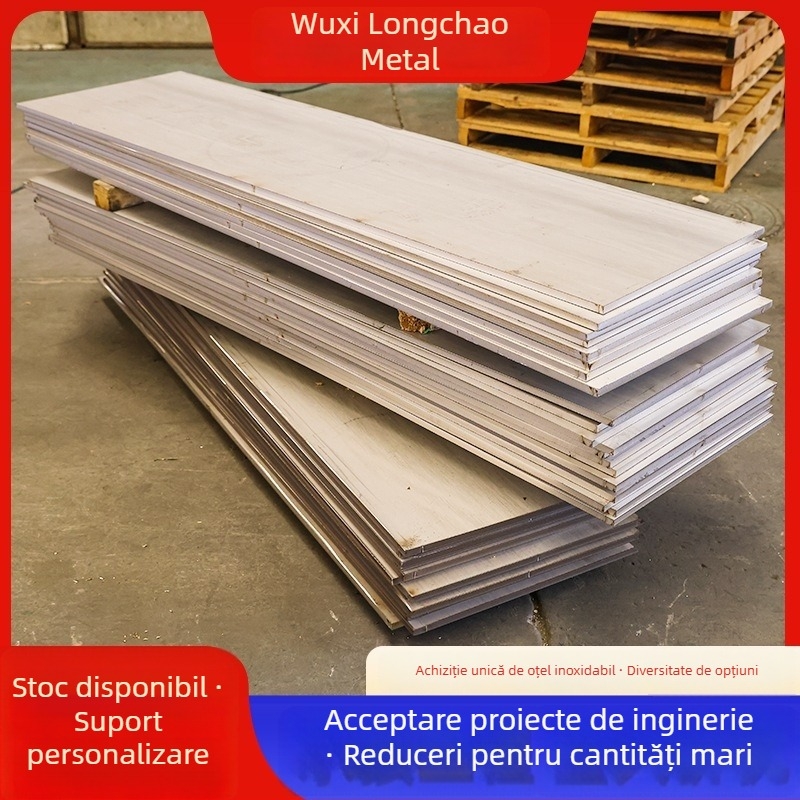 Plătă din oțel inoxidabil 304, laminat la cald, flexibilă, suprafață 2B, prelucrare cu laser și îndoire