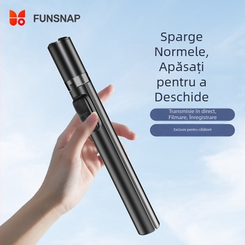 Trepied de podea portabil pentru telefoane, cu telecomandă Bluetooth, corp din aliaj de aluminiu, stabilizare a imaginii, personalizare disponibilă