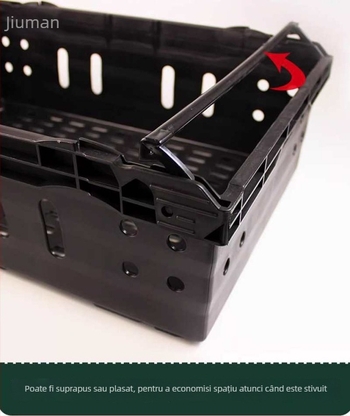 Cos de afișare legume și fructe, din plastic, stackable