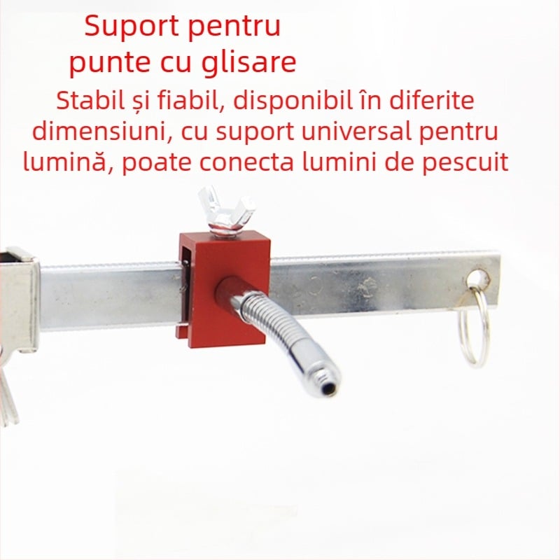 Kit de echipament pescuit cu suport pentru punte-raft, glisor universal, conector de pescuit și lanternă portabilă; Brand Fisherman's Treasure, Componenta 6927754884, Categoria: kit de accesorii pentru pescuit, Material: aliaj de aluminiu