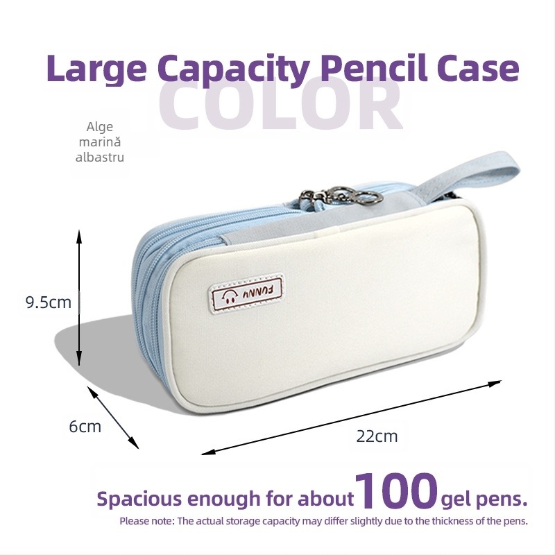 Penar, cu trei straturi, portabil, cu capacitate mare (pânză; stil coreean)