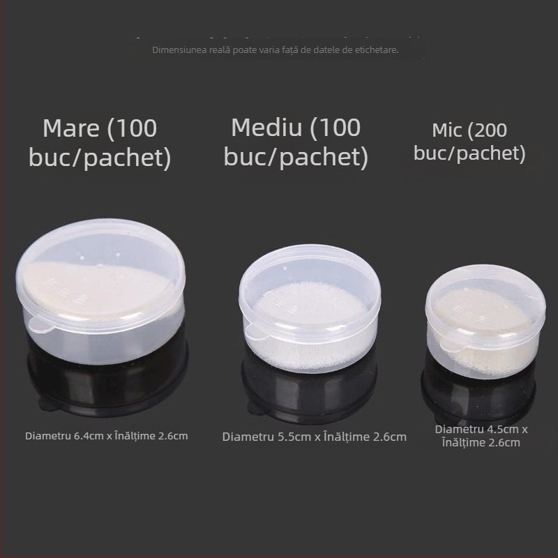 Cutie rotundă din plastic pentru viermi, transparentă și respirabilă, fabricată în China