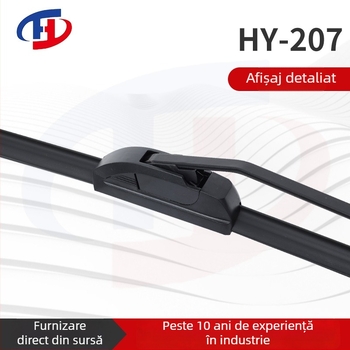 Ștergător fără ramă, bandă dublă de cauciuc (180° ștergere, 24V, material clasă A, X6)