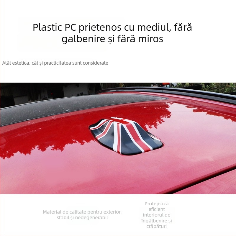 Carlway capac de antenă auto pentru BMW Mini U25, decorativ, montaj cu bandă adezivă, personalizare disponibilă