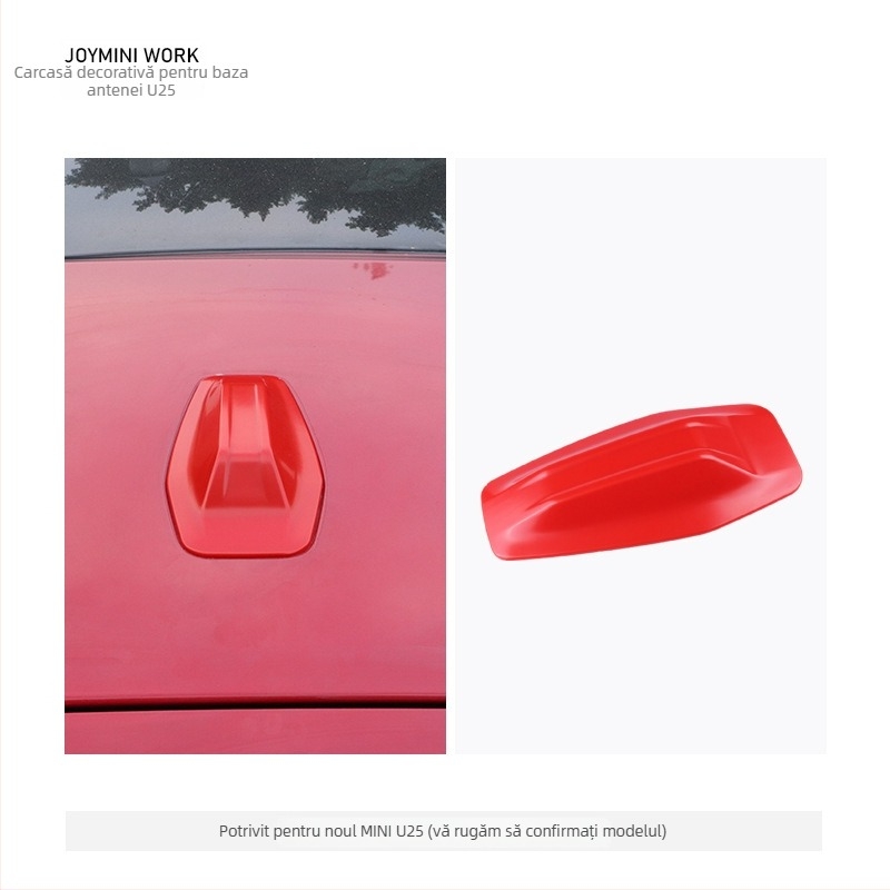Carlway capac de antenă auto pentru BMW Mini U25, decorativ, montaj cu bandă adezivă, personalizare disponibilă