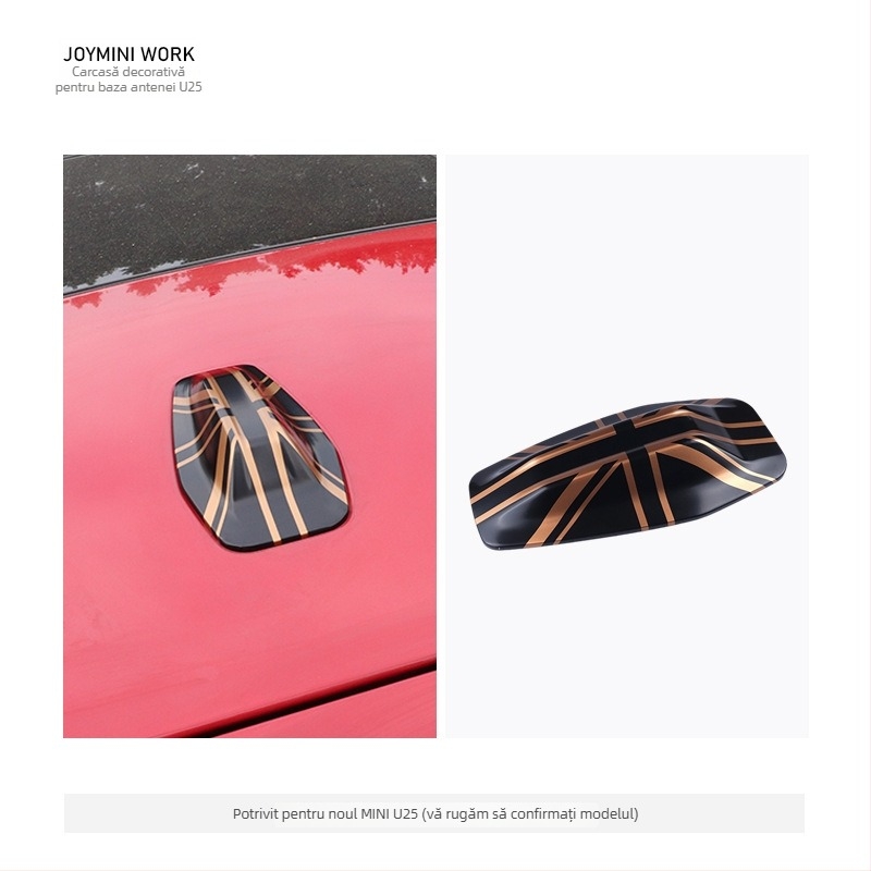 Carlway capac de antenă auto pentru BMW Mini U25, decorativ, montaj cu bandă adezivă, personalizare disponibilă
