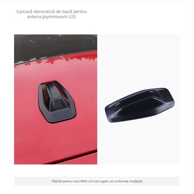 Carlway capac de antenă auto pentru BMW Mini U25, decorativ, montaj cu bandă adezivă, personalizare disponibilă