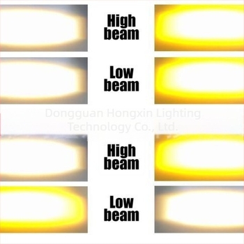 Bec LED pentru farul de motocicletă, cu lentilă fisheye, conectare directă, 18W, 10–30V, IP68, model H4/BA20D