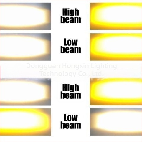 Bec LED pentru farul de motocicletă, cu lentilă fisheye, conectare directă, 18W, 10–30V, IP68, model H4/BA20D