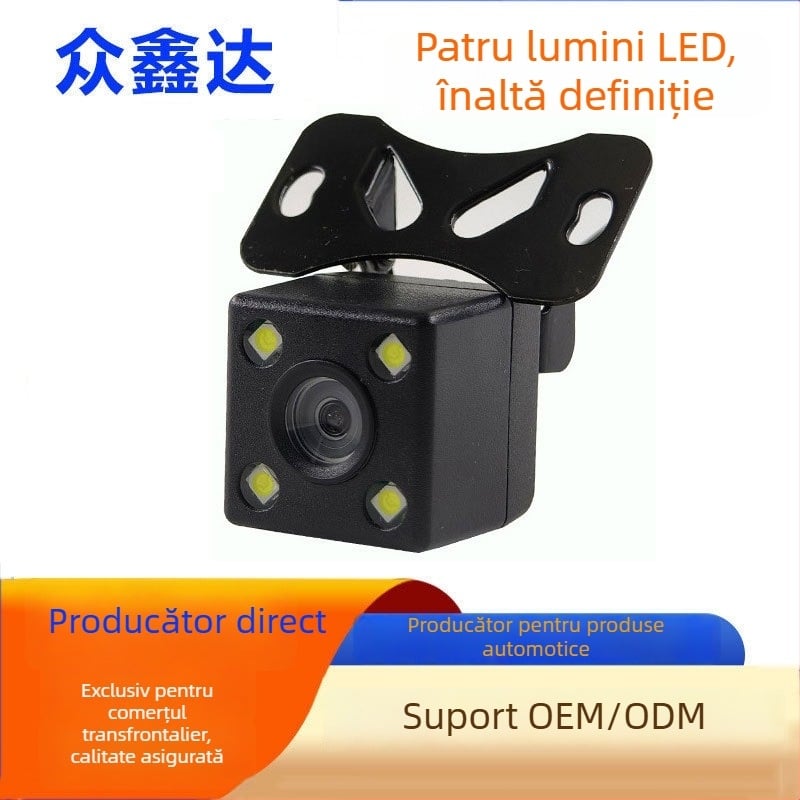 Cameră pentru vedere înapoi auto (12V; unghi de vizualizare 170°; rezoluție 648x488; senzor CCD; PAL CVBS)