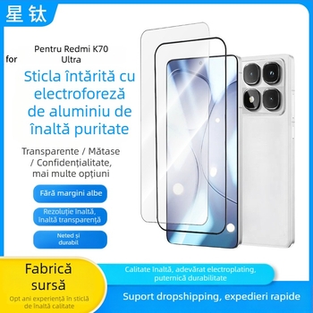 Protecție ecran Redmi K70 Ultra din sticlă securizată – finisaj mat, protecție a intimității, claritate HD