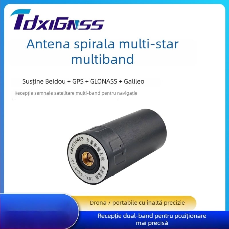 TDXL GNSS Beidou GPS – Poziționare de înaltă precizie pentru drone, antenă spirală activă cu patru brațe, multi-frecvență, RTK pentru cartografiere