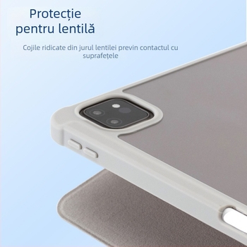 Husă din silicon pentru iPad, subțire și ușoară, capac flip cu suport magnetic, somn automat, pentru Apple iPad (mai multe modele)