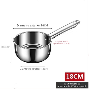 Lingură de apă din oțel inoxidabil 304, alimentară, cu mâner lung, pentru bucătărie