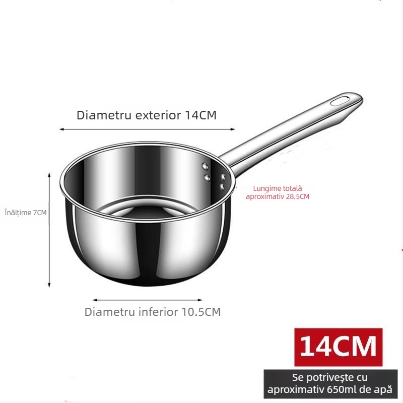 Lingură de apă din oțel inoxidabil 304, alimentară, cu mâner lung, pentru bucătărie