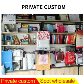 Saci expres îngroșați, cu imprimare în engleză, cu logo, impermeabili, ambalaj PE pentru haine