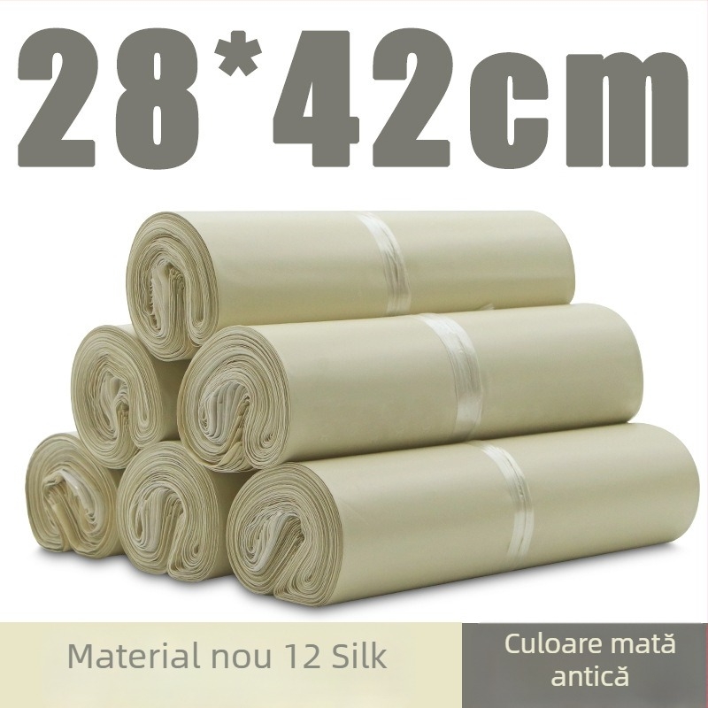 Saci expres îngroșați, cu imprimare în engleză, cu logo, impermeabili, ambalaj PE pentru haine