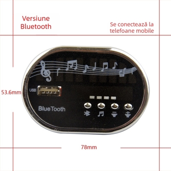 Placă muzicală pentru mașinuța electrică a copiilor cu MP3 player, cip muzical și placă de circuit (carcasă din plastic)