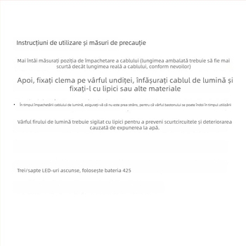 Lumină LED pentru undița de pescuit, semnalizare 3-LED, alimentare cu baterii, rază până la 50 m (bateriile nu sunt incluse)