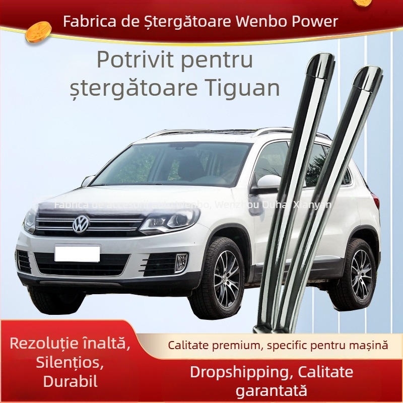 Ștergător fără ramă pentru Volkswagen Tiguan, conectare directă