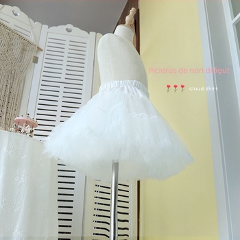 Crinolină pentru copii, fără oase, din tul moale, pentru rochie de prințesă, toamnă 2023