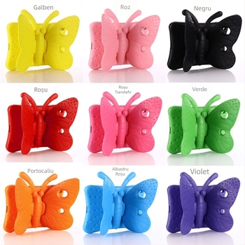 Husă de protecție cu suport pentru iPad 10.2 / Air 3 – Carcasă EVA în stil desen animat, suport, confecție prin presare la cald