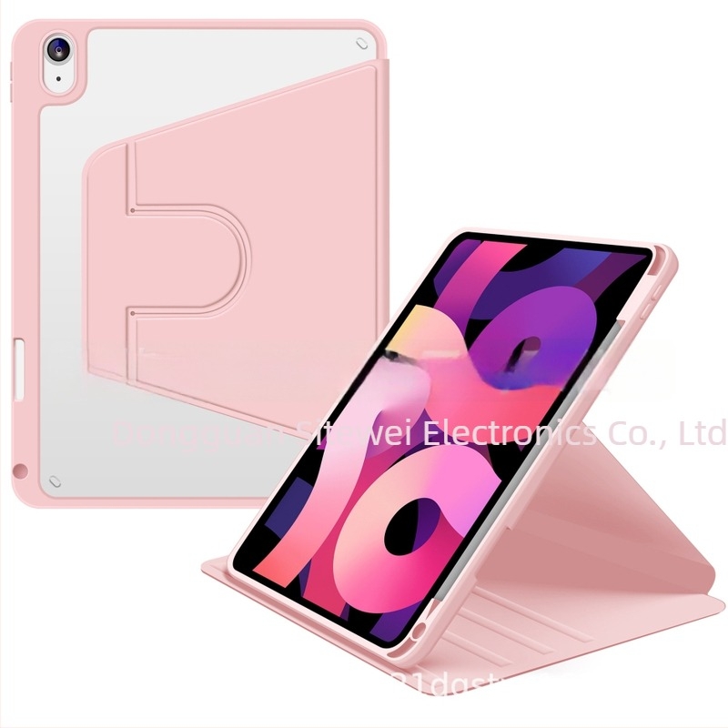  husă de protecție pentru iPad Pro cu rotație 360°, suport integrat, material PC, funcție de somn, rezistentă la șocuri, uzură, căderi, finisaj prin presare termică