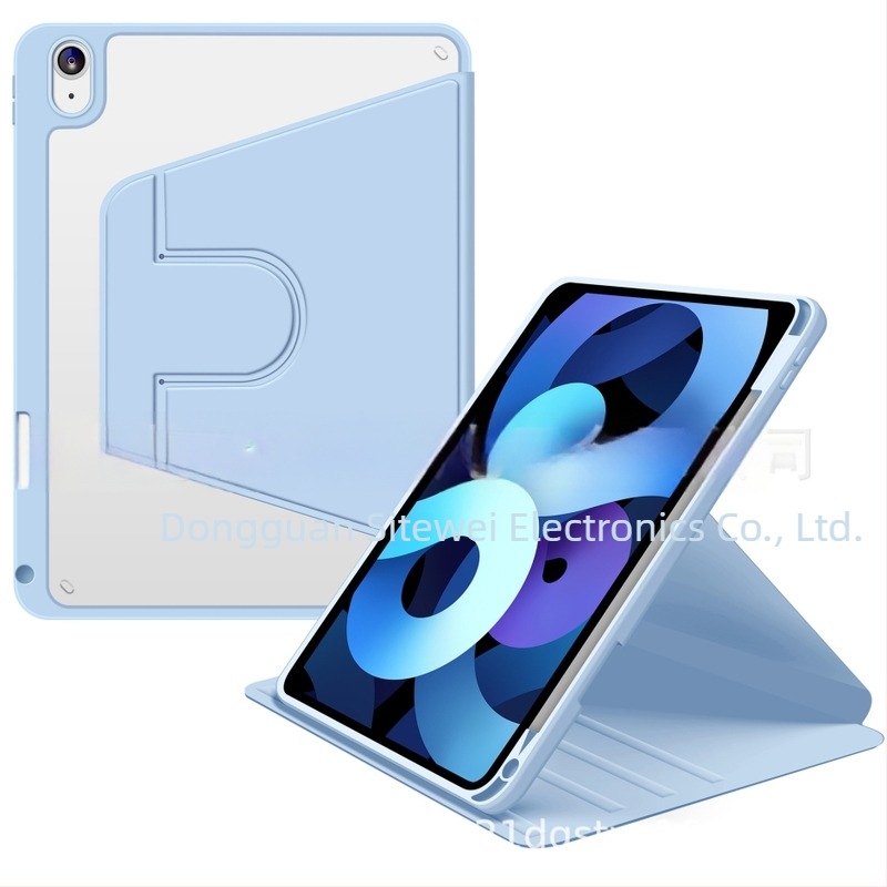  husă de protecție pentru iPad Pro cu rotație 360°, suport integrat, material PC, funcție de somn, rezistentă la șocuri, uzură, căderi, finisaj prin presare termică