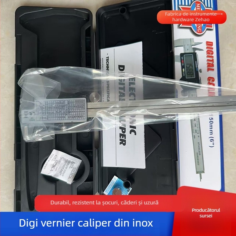 Caliper Vernier Digital cu afișaj LCD, Precizie înaltă, Design compact, pentru măsurarea brățărilor