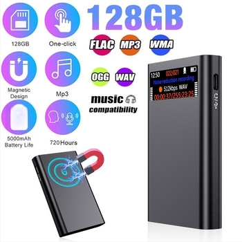 Stilou de înregistrare cu ecran HD - înregistrare prin atingere, 700 ore de baterie, MP3/WMA/WAV, card TF, USB 2.0, microfoane duale