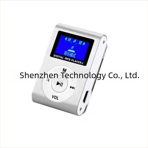 Player muzical portabil pentru studenți, cu clips pentru alergare, suport card TF, MP3 cu ecran de 1,1 inch