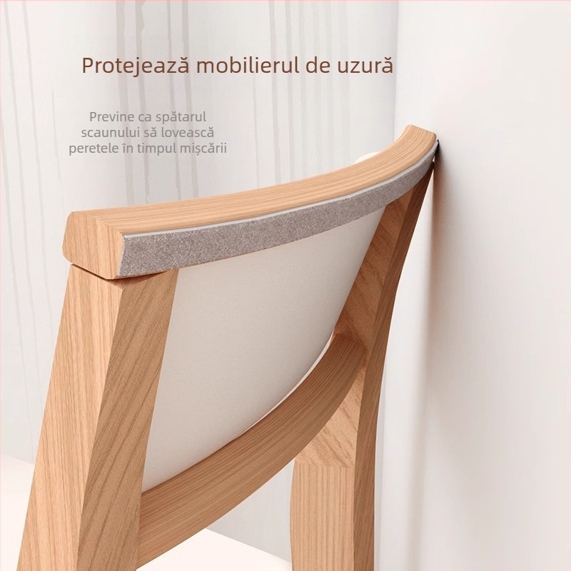 Huse pentru picioarele scaunelor și suporturi pentru picioarele mesei – rezistente la uzură, antiderapante, dreptunghiulare, stil modern minimalist, poliester