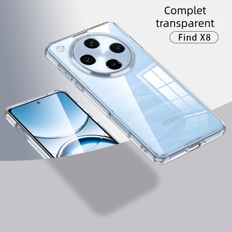 OPPO Find X8 Ultra / X8s+ husă transparentă magnetică mată pentru telefon — Material German Bayern; aderență magnetică; protecție la șoc; disipare căldură; antiamprentare