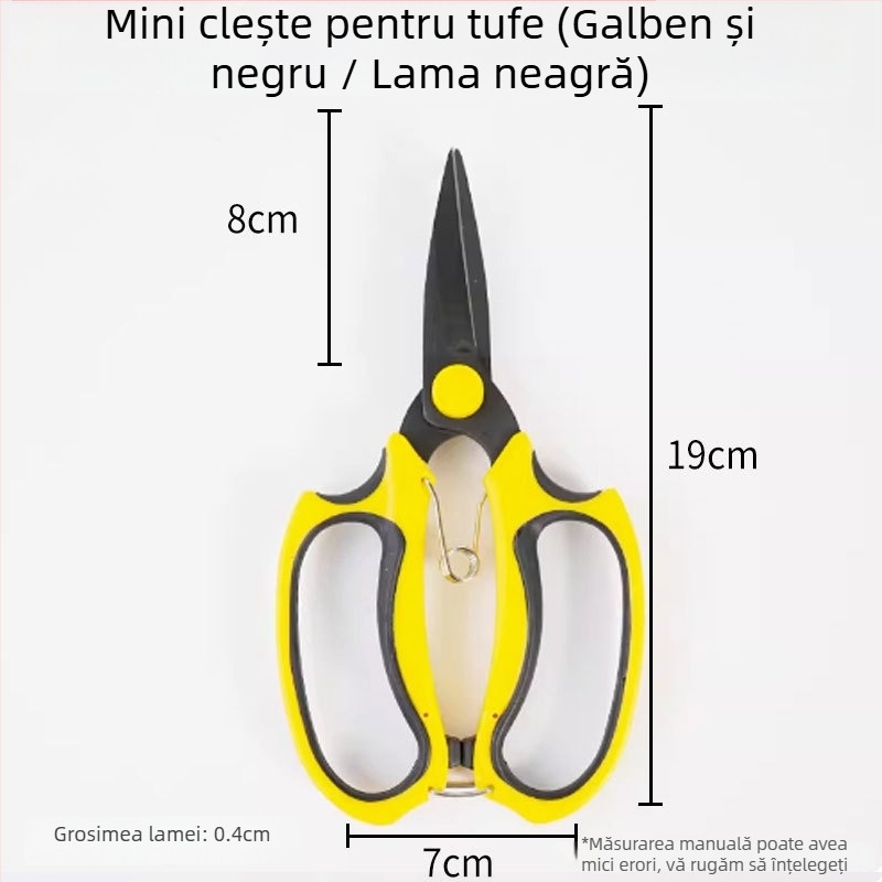 Foarfece de grădină din oțel inoxidabil, pentru uz casnic, tăierea florilor și a crengilor