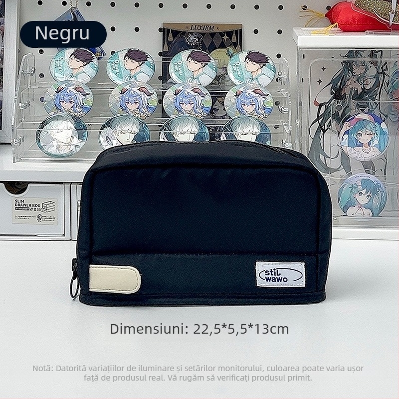 Penar pentru creioane – stil japonez, pliabil, capacitate mare, depozitare pe mai multe straturi (Nailon Bh01, Brand: Other, Stil: Casual)