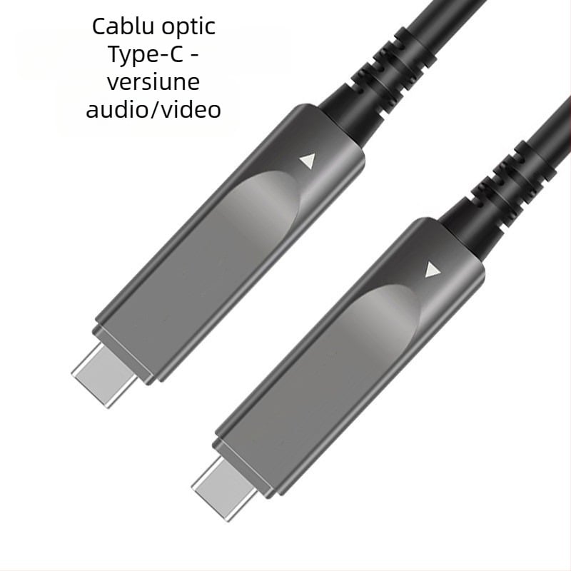 Cablu de date din fibră Type-C, 10Gbps, afișaj 8K60Hz, încărcare rapidă PD 100W, lungime 1–30 m