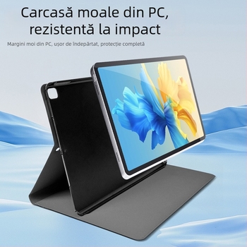 Carcasă de protecție pentru iPad Apple – stil desen animat, capac rabatabil, material PC, antiamprentă, suport magnetic