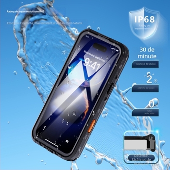 Carcasă impermeabilă cu MagSafe pentru seria iPhone 14 – TPU, turnare prin injecție, protecție la șocuri, uzură și cădere