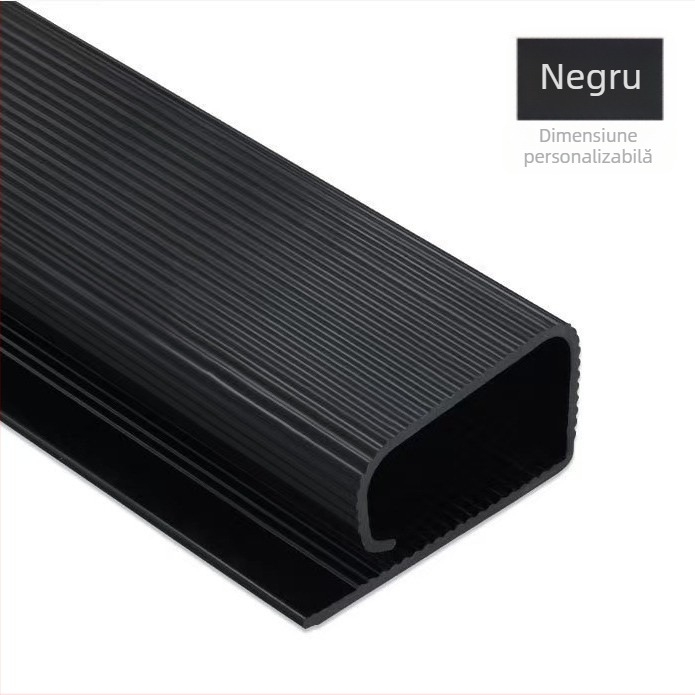 Canal PVC pentru birou — montaj pe suprafață, fără găuri, din plastic (fără găuri; montaj pe suprafață; plastic)