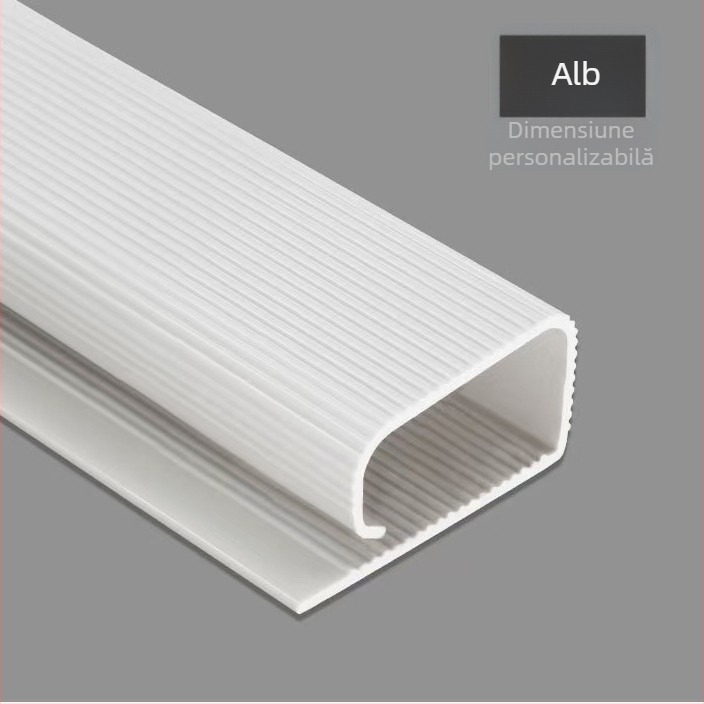 Canal PVC pentru birou — montaj pe suprafață, fără găuri, din plastic (fără găuri; montaj pe suprafață; plastic)