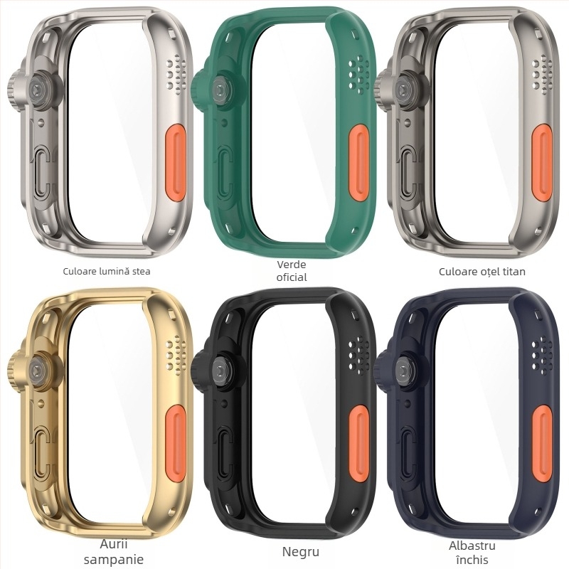 Husă de protecție pentru Huawei Watch Fit3/Fit4/Fit4 Pro, carcasă unibody, material PC + folie temperată, greutate 10 g (Fit3), 13 g (Fit4), 14 g (Fit4 Pro)