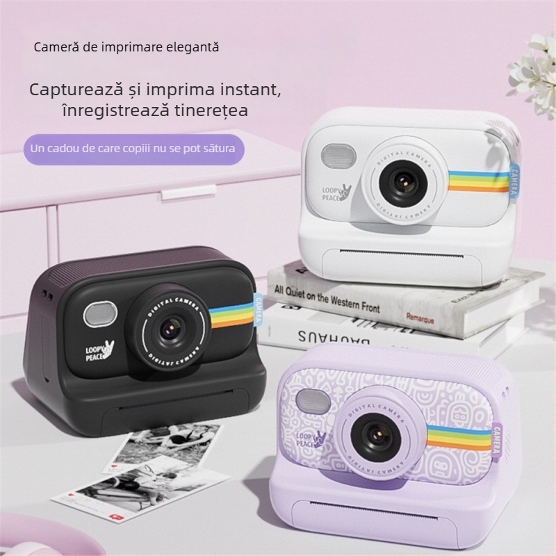 Cameră digitală Polaroid pentru copii model S9, senzor CMOS 1.0/2.3", 8 MP, 1280x1024, ecran 2.3 inch HD