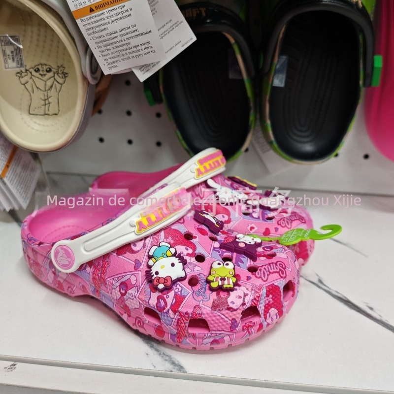 Pantofi EVA de plajă pentru copii, unisex, stil desen animat; partea superioară EVA și talpa EVA; pentru 1–12 ani; lansare vară 2024