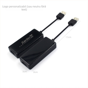 Modul infotainment auto cu Android Auto și Apple CarPlay pentru navigație auto (alimentare 5V, putere 0.4W, carcasă ABS, conectivitate USB, compatibil cu ecrane Android modificate)