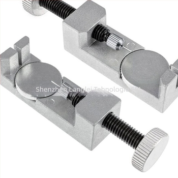 Unealtă metalică pentru repararea ceasurilor, cu înălțime reglabilă, pentru demontarea și reglarea curelelor