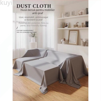 Husă antipraf pentru mobilier din poliester – pentru canapea, frigider, calculator și noptiere